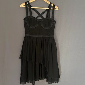 VERSACE for H&M Black Corset Dress